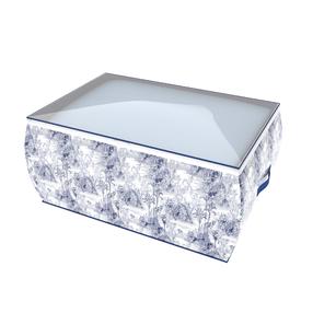 Segu somas Ordinett 126034001, 60 cm x 45 cm, tekstilmateriāls/polipropilēns (pp), zila krās./balta krās.