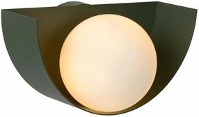 Lampa sienas Lucide Benni 45201/01/33, G9, 1 x 28 W, balta krās. / zaļa krās., 10 x 10 cm