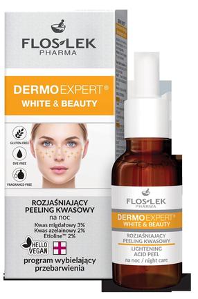 Sejas skrubis Floslek Dermo Expert White & Beauty, 30 ml