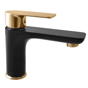 Praustuvo maišytuvas Domoletti Verona DVT526.5CMATZ, aukso sp./juoda sp.
