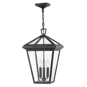 Lauko pakabinamas šviestuvas Quintiesse Alford, 40W, E14, IP44, juoda sp., 30.5 cm x 49.5 cm