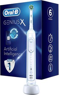 Elektrinis dantų šepetėlis Braun Genius X, balta sp.