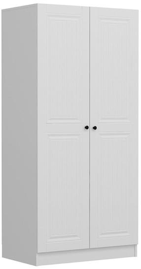 Riidekapp Kalune Design Kale Membran 210, valge v., 52 cm x 90 cm x 210 cm
