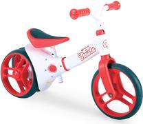 Līdzsvara velosipēds YVolution 100611, balta krās./sarkana krās., 9"