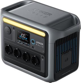 Nešiojama energijos stotelė Anker SOLIX C1000, 1800 W, juoda sp./pilka sp.