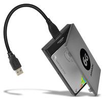 Adapteris Axagon ADSA-1S6, 40 g, melna krās.