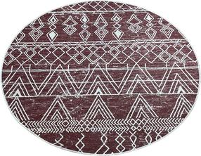Vonios grindų kilimėlis Foutastic Straordinario 359CHL4921, įvairių spalvų/smėlio sp., 160 cm x 160 cm, Ø 160 cm