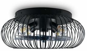 Laeventilaator koos lambiga Reality Johanna, 10 W, 3 tk, must v.