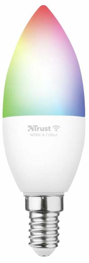 Умная лампа Trust White & Colour LED, E14, 1800 - 6500 °К, E14, 5 Вт, 470 лм