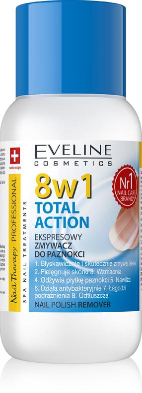 Küünelaki puhastusvedelik Eveline Total Action 8in1, 150 ml