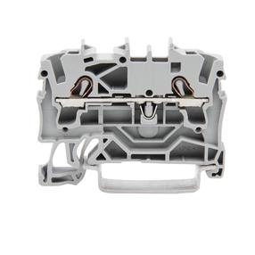 Соединение Wago 2-pole Terminal Block 2.5 MM2, 2.5 mm², серый цв.
