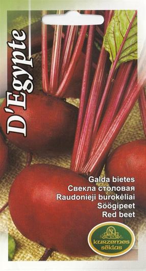 Семена Kurzemes sēklas, свекла D'Egypte, 5 г