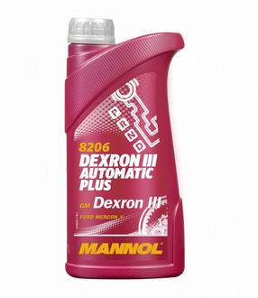 Transmisinė alyva Mannol Dextron III Automatic Plus, sintetinis, 1 l