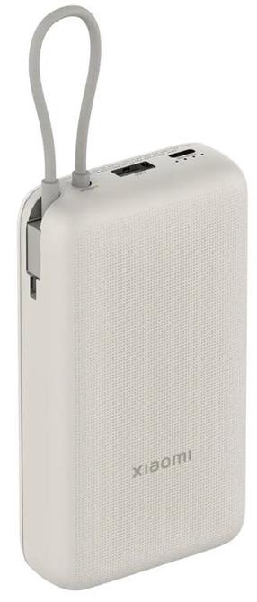 Lādētājs-akumulators (Power bank) Xiaomi, 20000 mAh, 20 W, balta krās.