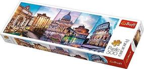 Puzle Trefl Panorama Travel to the Italy 29505, 39 cm x 13 cm, 500 gab., daudzkrāsaina