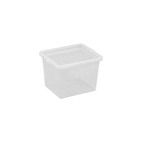 Daiktadėžė su dangčiu, įrankiams/daiktų saugojimo/žaislams Okko Basic Box 2293, 3.5 l, skaidri sp., 17 x 20.5 x 14.5 cm