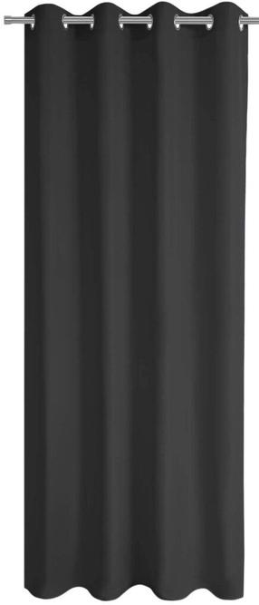 Pimendav kardin Atlantic ZAP-06, must v., 140 cm x 250 cm
