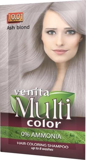 Tonējošie šampūni Venita MultiColor Coloring, pelnu blonda krās., 10.01, 40 g