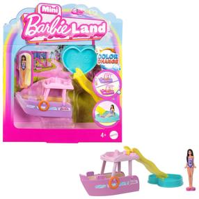 Mängukujuke, koos tarvikutega Mattel Barbie Mini Barbieland Boat, mitmevärviline