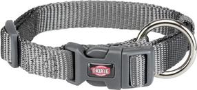 Antkaklis šunims Trixie Premium, pilka sp., 150 - 250 mm x 10 mm, XXS-XS