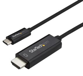 Kabelis StarTech CDP2HD2MBNL CDP2HD2MBNL USB Type-C, HDMI 2.0, 2 m, melna krās.