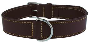 Antkaklis šunims Zolux Leather Lined, ruda sp., 350 mm x 16 mm