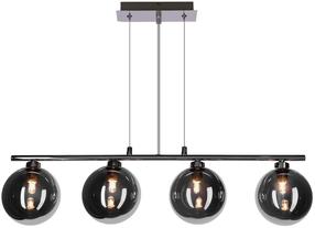 Valgusti lagi Candellux Lighting Somul 34-44259, G9, 4 x 20 W, tumehall v. / grafiit v.