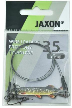 Makšķerēšanas pavadiņa Jaxon Wire Leaders 4120194, 35 cm, melna krās.