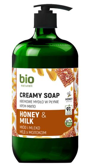 Kreminis muilas Bio Naturell Honey & Milk, medus, 946 ml