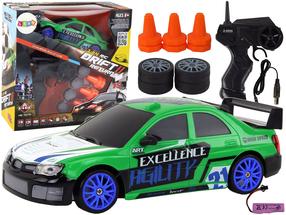 Rc auto Lean Toys Drift II Returns, 1:24, roheline v.