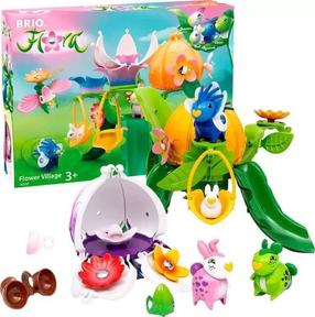 Набор фигурок, c аксессуарами Brio Flora Flower Village 36240, многоцветный