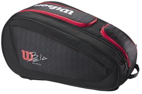 Padeli kott Wilson Bela Super Tour, must v./punane v.