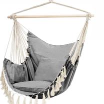 Sėdimas hamakas Garden swings, pilka sp.