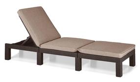 Lauko gultas Allibert Daytona Deluxe, ruda sp., 195 cm x 65 cm x 25.5 cm