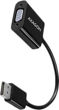 Adapteris Axagon RVD-VGN DisplayPort male, VGA female, 0.16 m, melna krās.