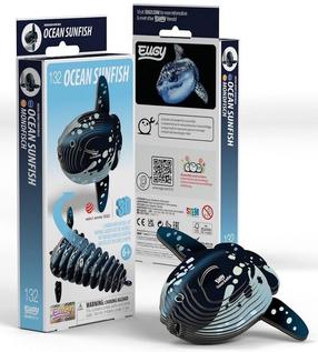 3D dėlionė Ocean Sunfish, 8.1 cm x 2.7 cm, 27 vnt., mėlyna sp.