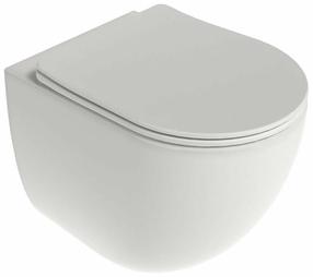 Туалет, подвесной Ravak Chrome AquaSpin, с крышкой, 360 мм x 501 мм