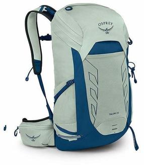 Turistinė kuprinė Osprey Talon 26, mėlyna sp./mėtinė (mint) sp., 26 l