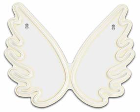 Dekoracija, su įmontuotu led apšvietimu Forever Light Plexi Wings su LED apšvietimu, 39.5 cm, 32.5 cm, balta sp.