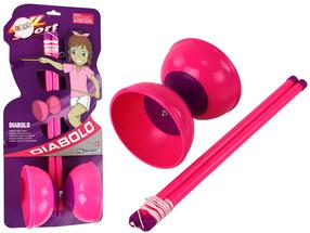Йо-йо Lean Toys Diabolo, розовый цв.