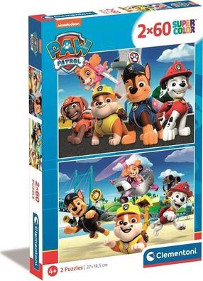 Dėlionė 2in1 Clementoni Paw Patrol 21623, 18 cm x 27 cm, 120 vnt., įvairių spalvų