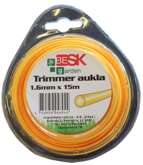 Nešiojamos žoliapjovės lynas Besk, 15 m x 1.6 mm