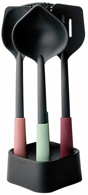 Virtuves piederumu komplekts Brabantia Tasty+, 33 cm, melna krās./daudzkrāsaina, 5 gab.