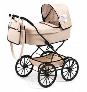 Leļļu ratiņi Bayer Classic 14375AA, brūna krās.