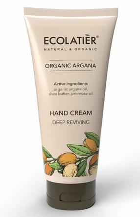 Rankų kremas Ecolatier Organic Argana Reviving, 100 ml