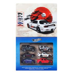  Mänguautode komplekt Mattel Hot Wheels Silver Series Japanese JLB23, 1:64, mitmevärviline