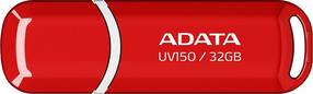 USB atmintinė Adata DashDrive UV150, raudona sp., 32 GB