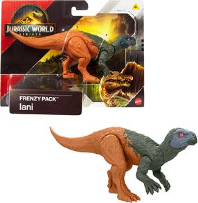 Rotaļlietu figūriņa Mattel Jurassic World Rebirth Frenzy Pack Lani JCL52, brūna krās./zaļa krās.