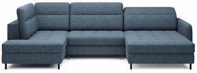 Kampinė sofa Berrto Raquel 40, mėlyna sp., dešininė, 165 x 306 cm x 100 cm
