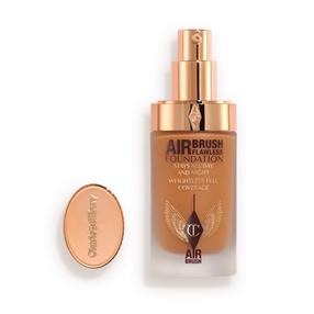 Šķidrā grima bāze Charlotte Tilbury Airbrush Flawless Stays All Day, warm krās., 12 warm, 30 ml